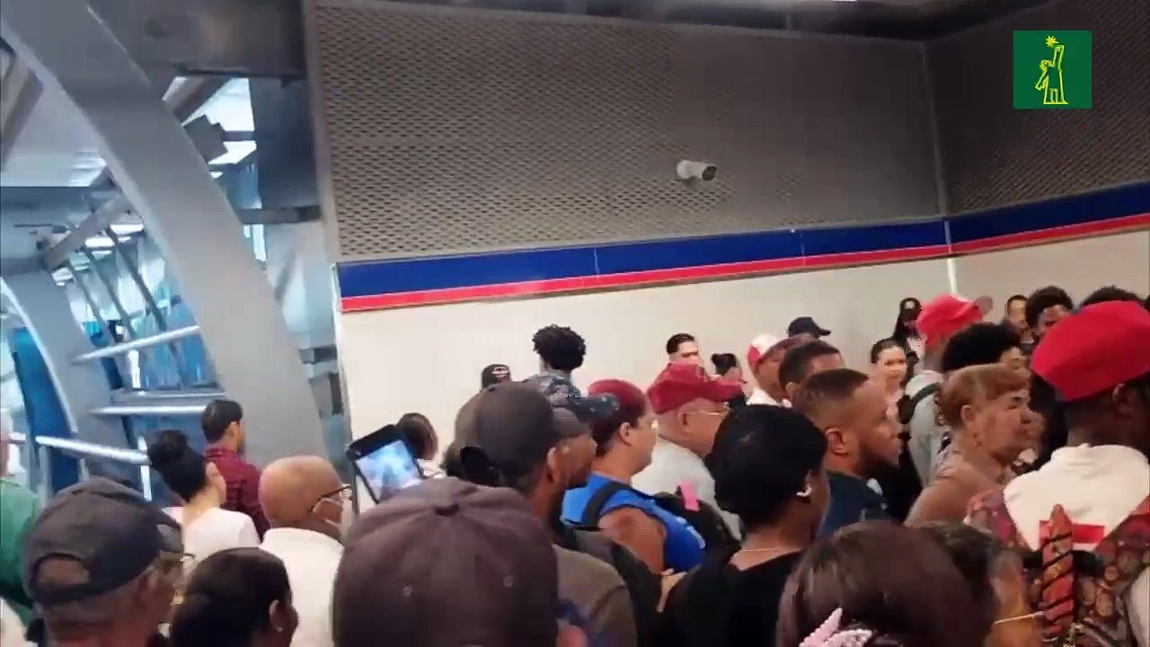 Último recorrido desde el metro de los Alcarrizos, un cambio de andén la  Franklin Mieses Burgos,  luego el Transfer en la María Montes hasta llegar a Mega Centro-