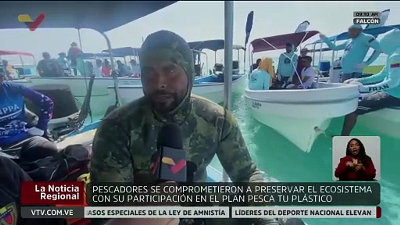 Pescadores del edo. Falcón fortalecen la preservación ambiental con el Plan Pesca tu Plástico