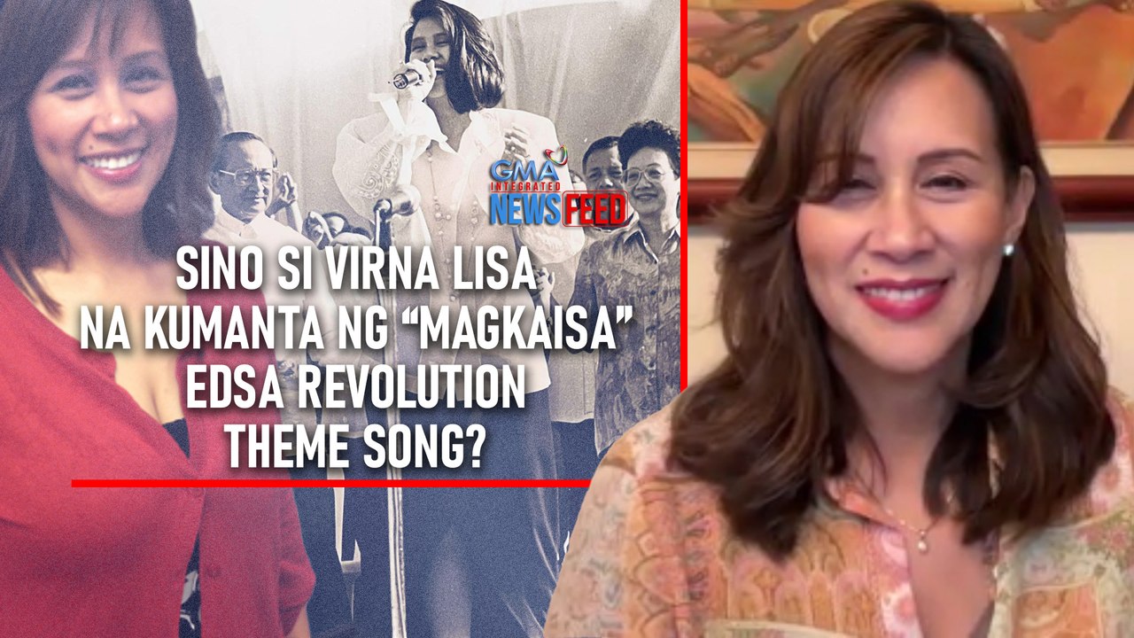 Sino si Virna Lisa na kumanta ng “Magkaisa” EDSA Revolution theme song? | GMA Integrated Newsfeed