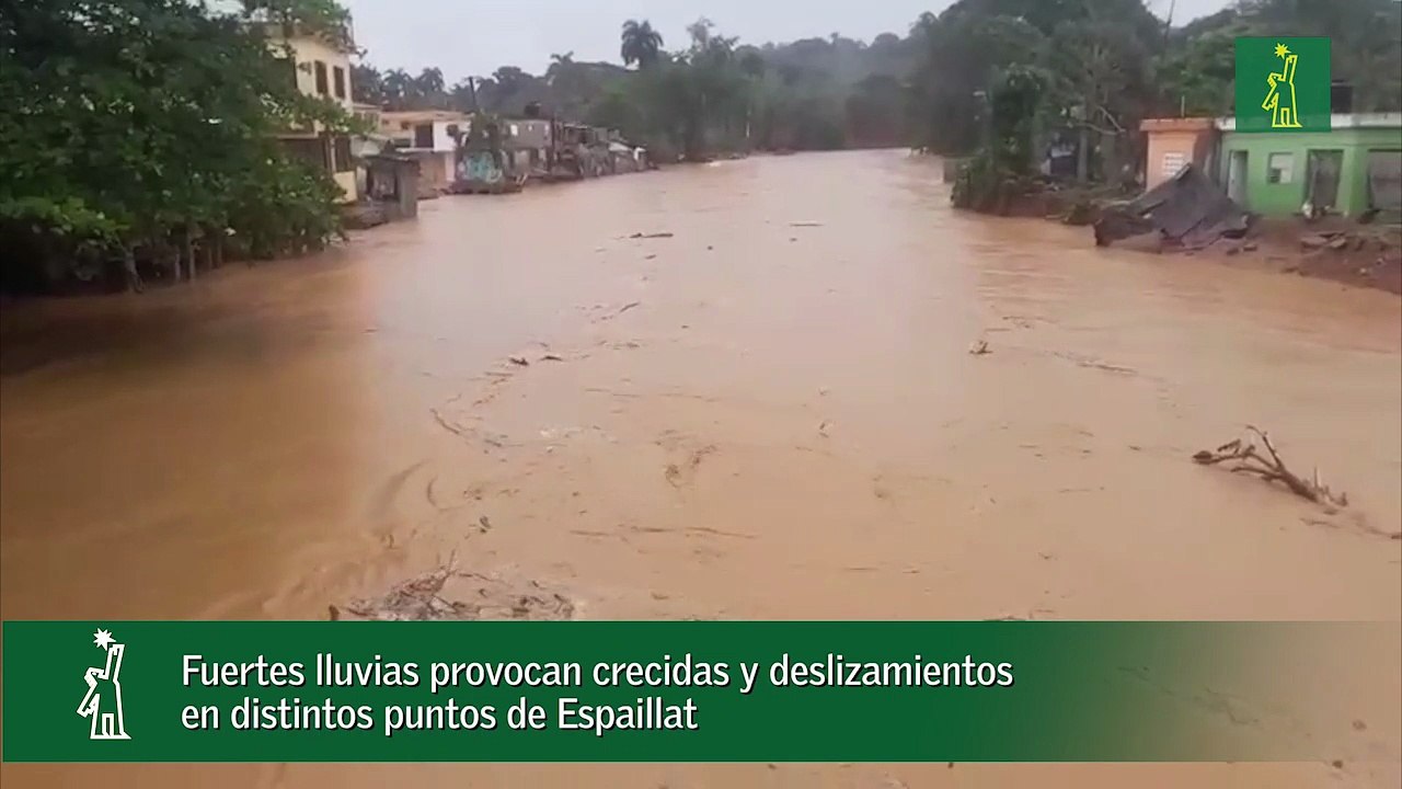 Fuertes lluvias provocan crecidas y deslizamientos en distintos puntos de Espaillat