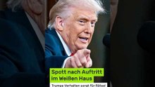Donald Trump verwirrt?: Spott nach Auftritt im Weißen Haus - Trumps Verhalten sorgt für Rätsel