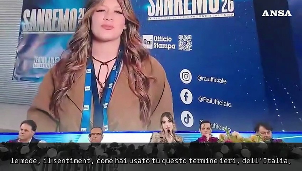 Sanremo, Pilar Fogliati: "L'arte lente giusta per raccontare il Paese"
