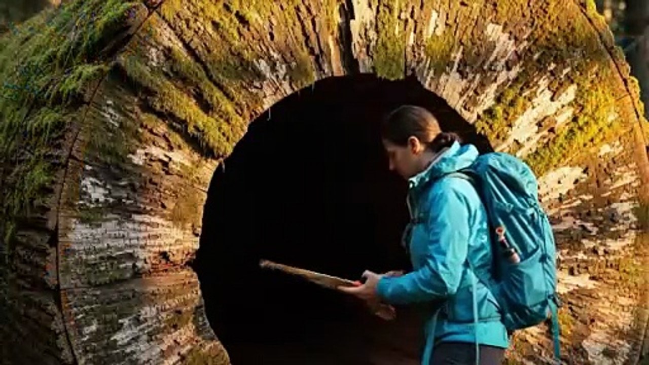 Hidden Paradise: Turning a Massive Fallen Log into a Excellent Style Shelter (Silent Build ASMR)