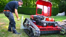 FERRIS FRC7 HYBRID E-DRIVE: un tank de la tonte en pente !