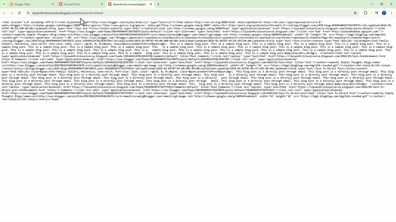 Blogger 64 Feed Gadget Widgets