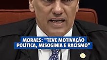Moraes sobre caso Marielle: “Motivação política, misoginia e racismo”