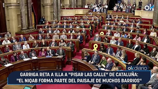 Garriga reta a Illa a pisar las calle de Cataluña: El niqab forma parte del paisaje de muchos barrios