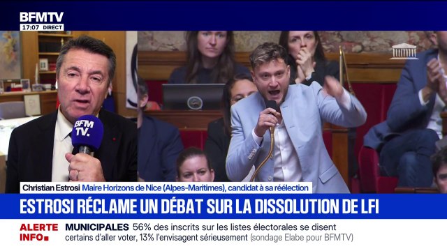 Mort de Quentin Deranque: Christian Estrosi, maire de Nice, trouve inacceptable que l'investiture de Raphaël Arnault ne lui soit toujours pas retirée