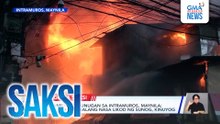 600 families lose homes in Intramuros fire | Saksi