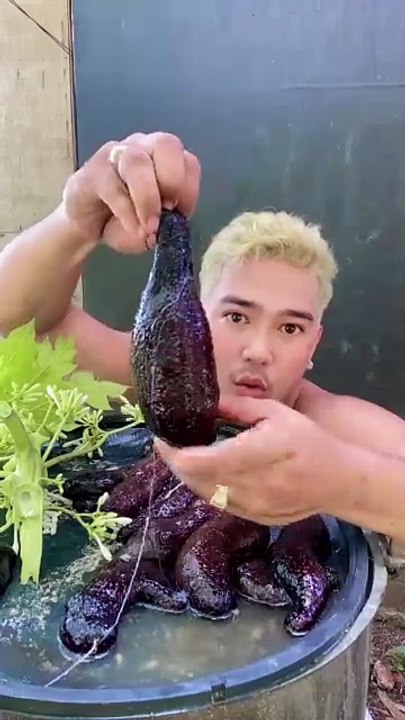Tasting Rare Sea Cucumber Jelly! 🌊 Asian Style ASMR