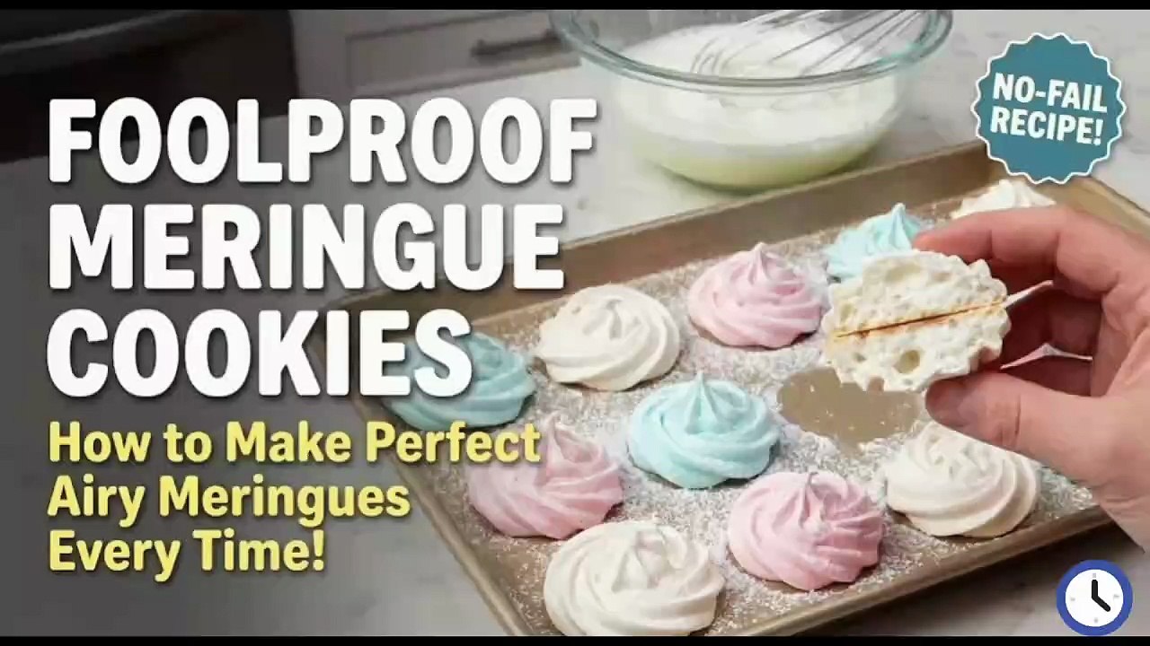 Foolproof Meringue Cookies Recipe: How to Make Perfect Airy Meringues Every Time