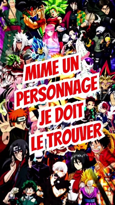 Mime moi un personnage de MANGA je doit le trouver