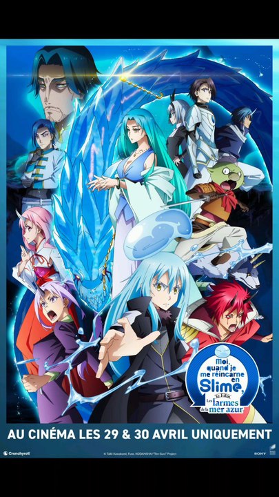 MOI, QUAND JE ME RÉINCARNE EN SLIME, LE FILM - LES LARMES DE LA MER AZUR - LES 29 ET 30 AVRIL 2026 AU CINÉMA