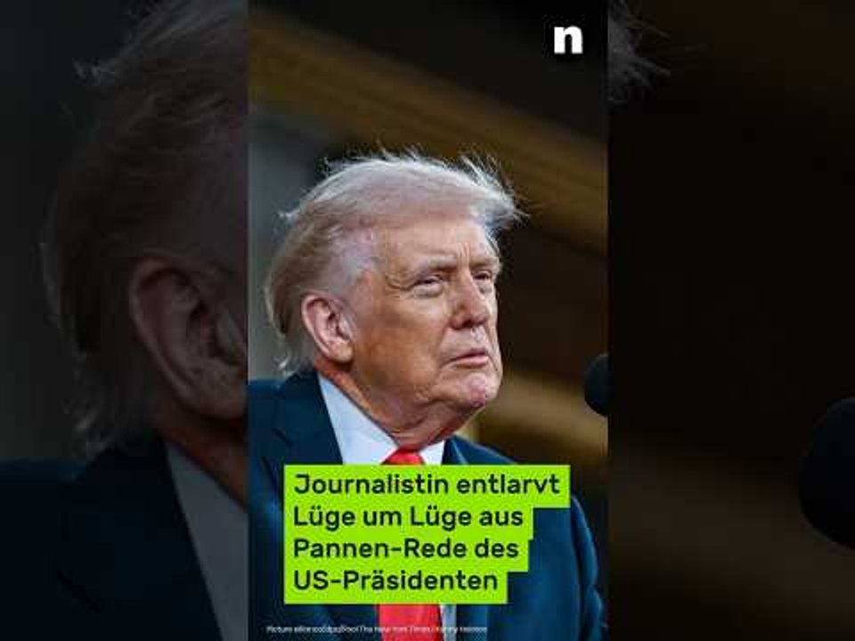Journalistin entlarvt Lüge um Lüge aus Pannen-Rede des US-Präsidenten