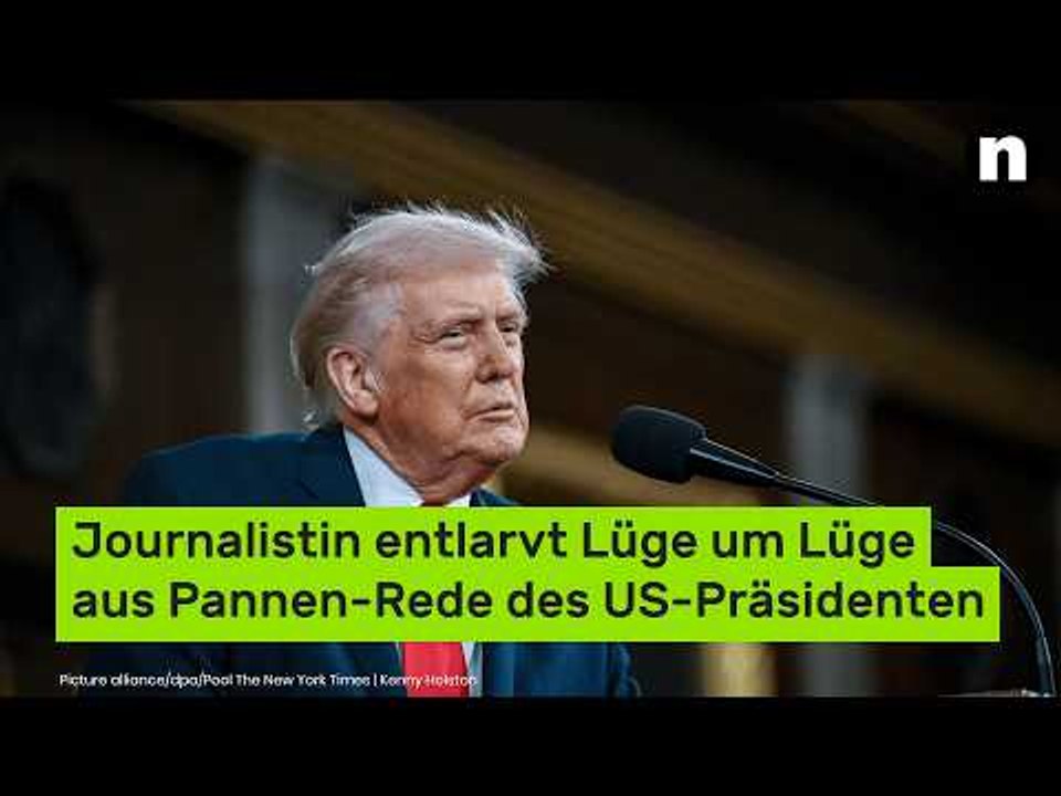 Journalistin entlarvt Lüge um Lüge aus Pannen-Rede des US-Präsidenten