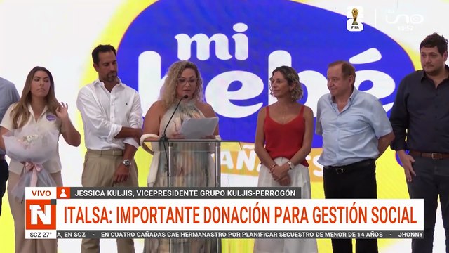 PRIMERA DAMA VISITÓ ITALSA Y RECIBE DONACIÓN DE 40 MIL PAÑALES