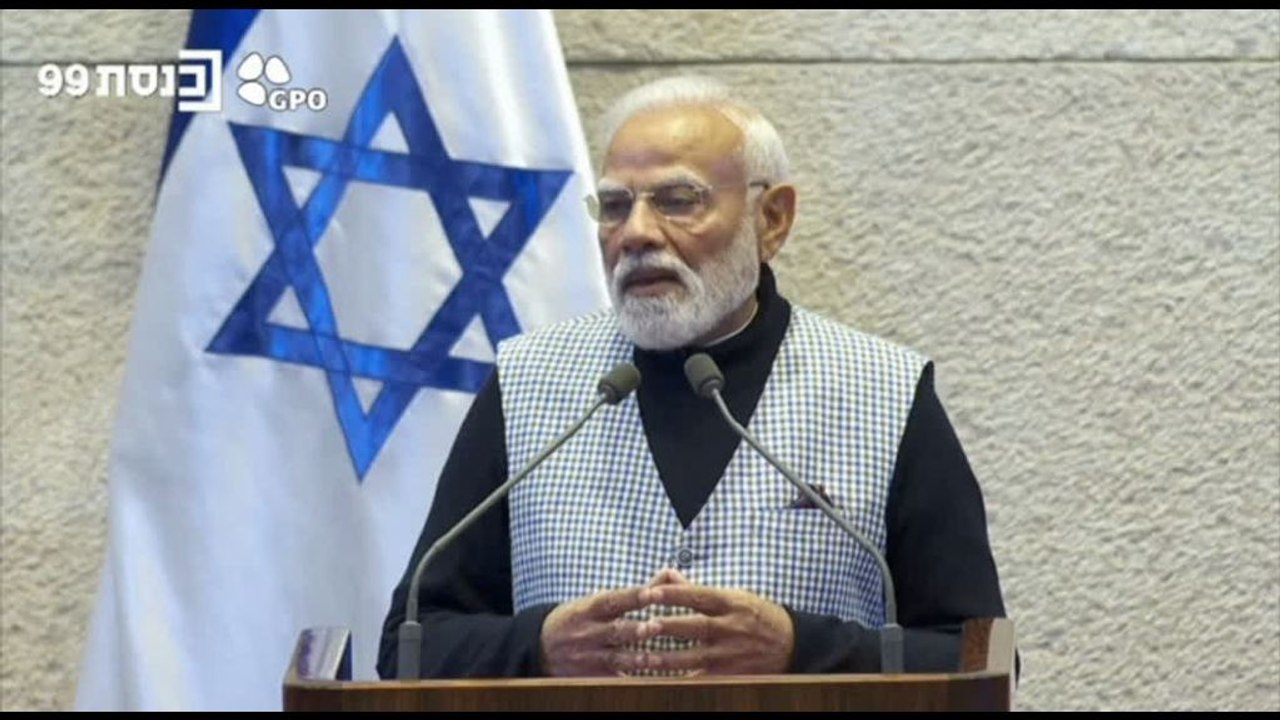 Modi alla Knesset: "India al fianco di Israele, nel dolore 7 Ottobre"