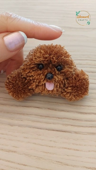 🐶 How To Make Yarn Toy Poodle Dog? #toypoodle