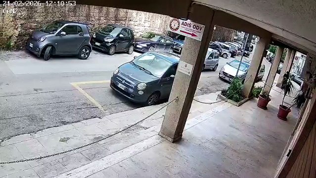 Juste à temps... Automobiliste chanceux
