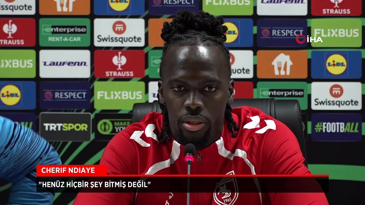 Samsunspor'da Cherif Ndiaye: Henüz hiçbir şey bitmiş değil