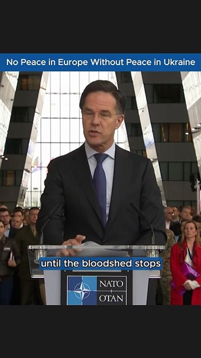 Mark Rutte: No Peace in Europe Without Peace in Ukraine