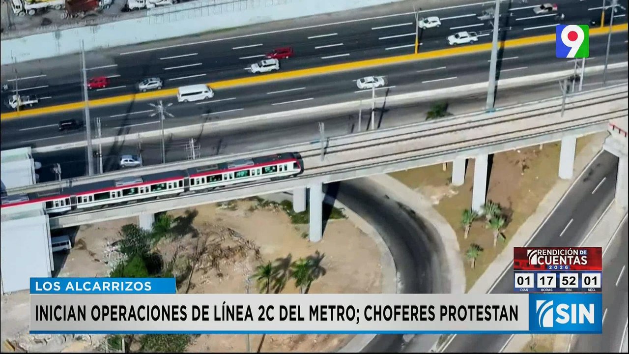 Inician operaciones del Metro de Los Alcarrizos con protestas de choferes | Primera Emisión SIN