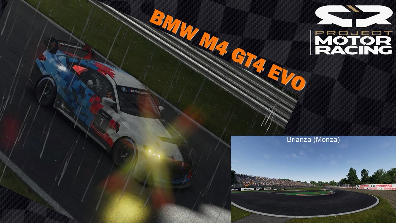 Tour de piste à Brianza (Monza) en Bmw M4 GT4 Evo sur Project Motor Racing