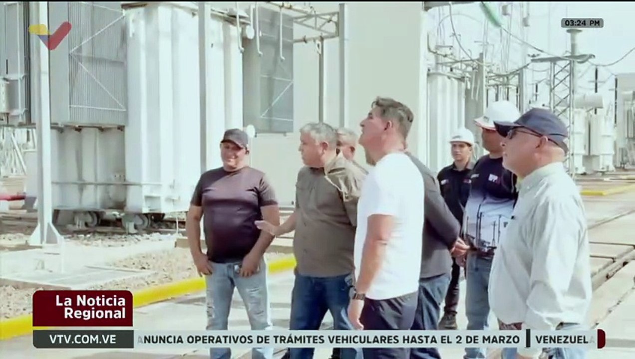 Ministro Jorge Márquez inspeccionó optimización del SEN en la subestación Malena 765KV