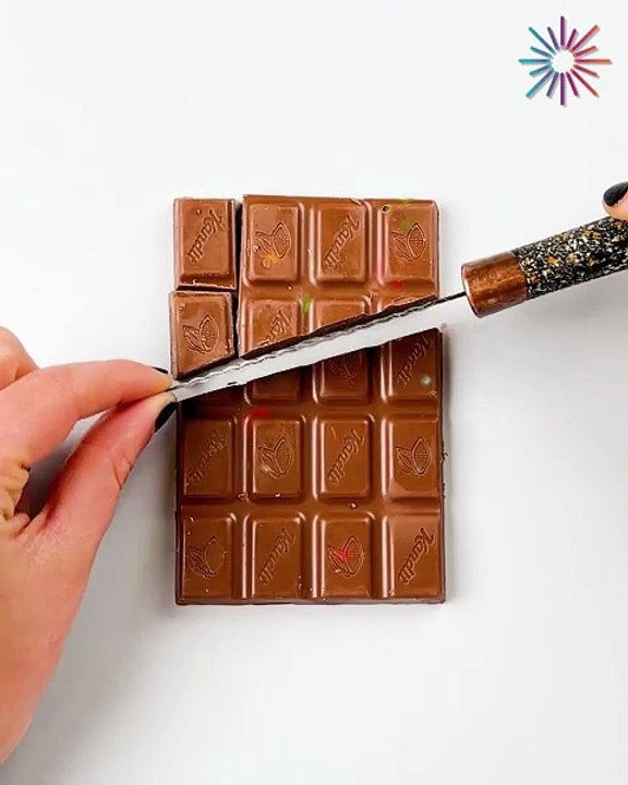 Get one extra chocolate piece every time🤣