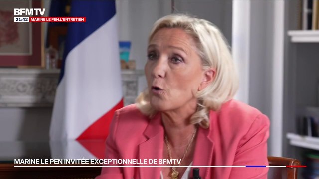 Nomination d'Amélie de Montchalin à la Cour des comptes: Le but est clair: empêcher l'alternance de s'exprimer , estime Marine Le Pen