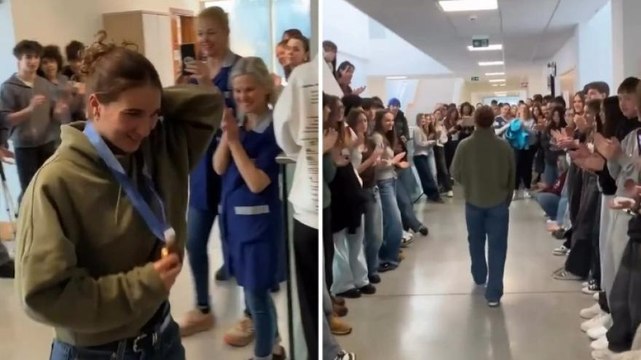 Flora Tabanelli, che emozione: accoglienza da star a scuola