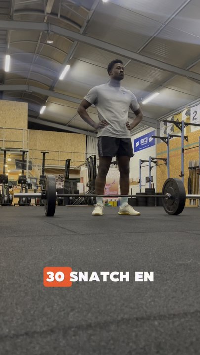 30 SNATCH (60 kilos ) FOR TIME