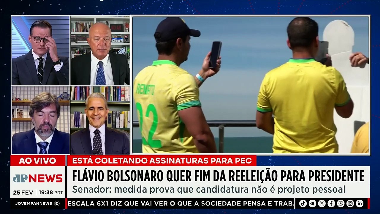 Flávio Bolsonaro articula PEC para acabar com reeleição presidencial