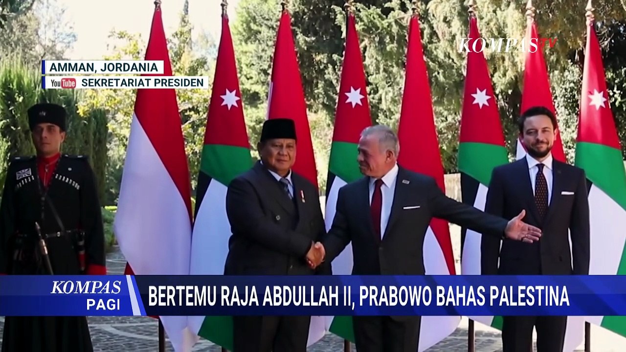 Presiden Prabowo Bertemu Raja Abdullah II di Amman, Bahas Perdamaian Palestina dan Board of Peace