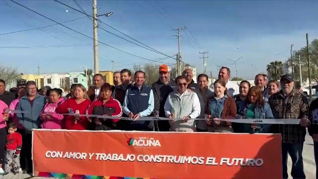 Mejora municipio vialidades en Las Aves con concreto hidráulico