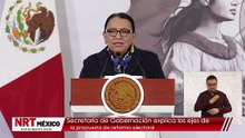 Secretaría de Gobernación explica los ejes de la propuesta de reforma electoral