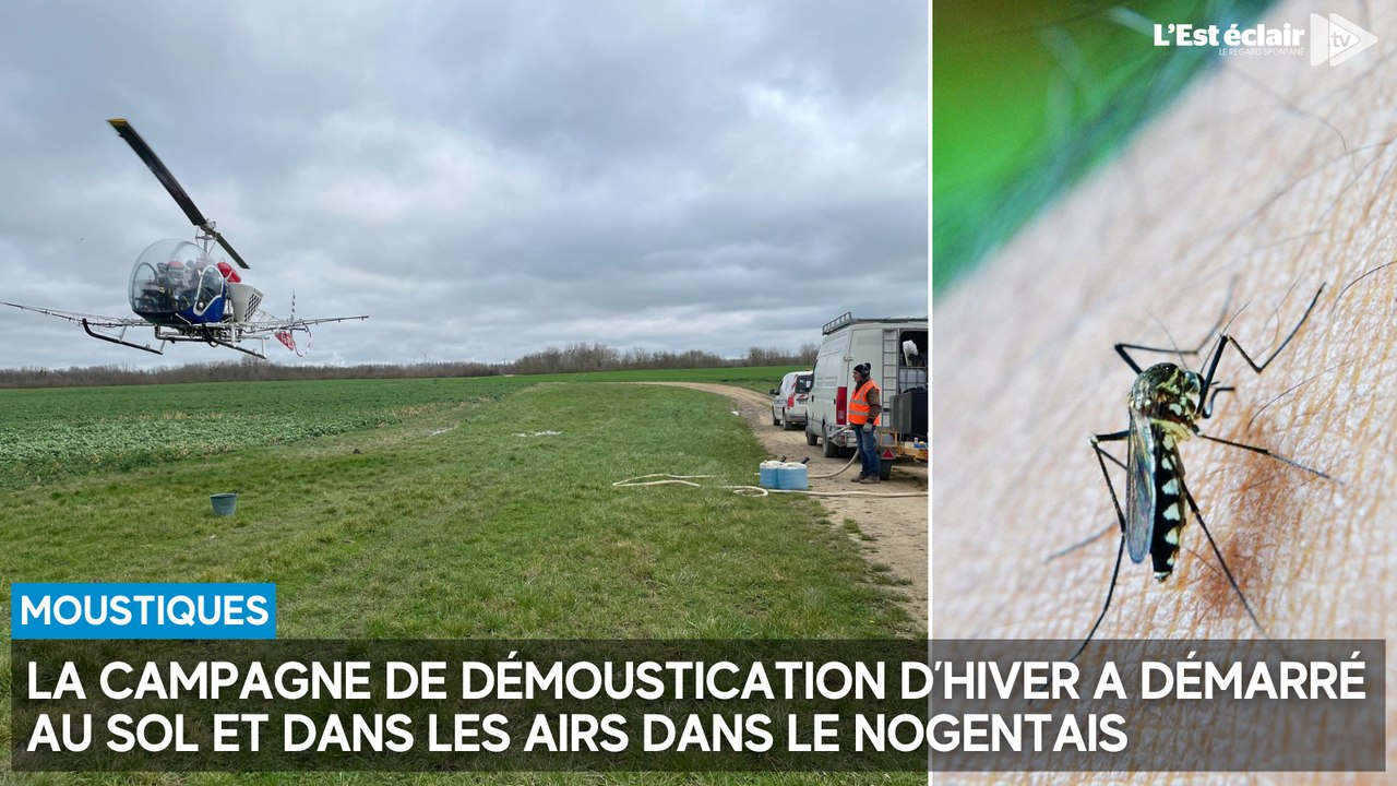 La campagne de démoustication d’hiver  a démarré  au sol et dans les airs dans le Nogentais