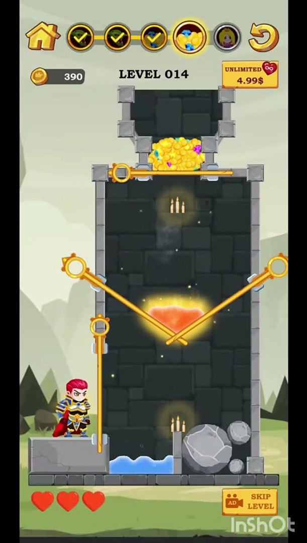 ⁣Hero Rescue Gameplay |Level 14| #gaming #trending #asmr #herorescuegameplay