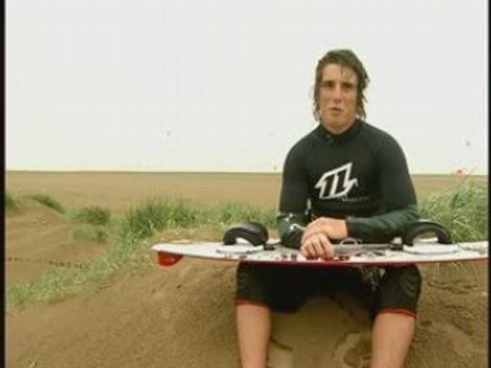 Portrait kyte surfer