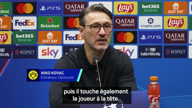 Dortmund - Kovac : "Je ne peux pas dire s'il y avait penalty ou non"