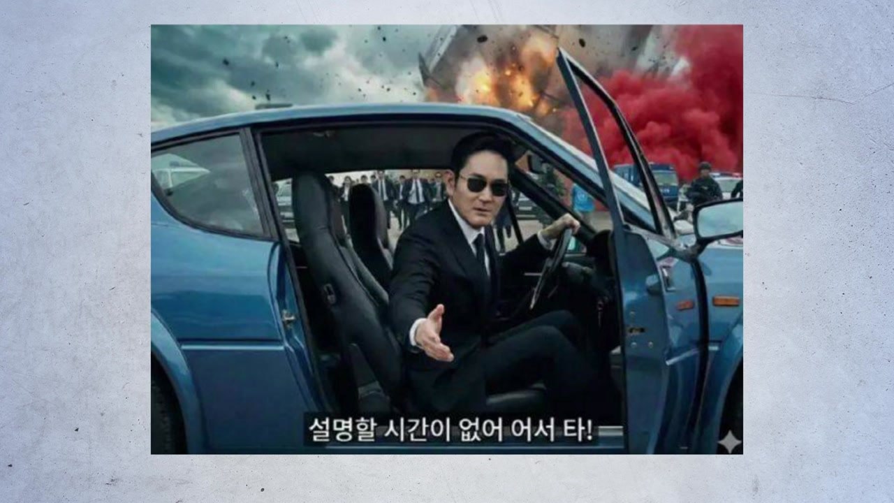 '설명할 시간 없어! 어서 타!'...이재용 밈 '봇물' [앵커리포트] / YTN