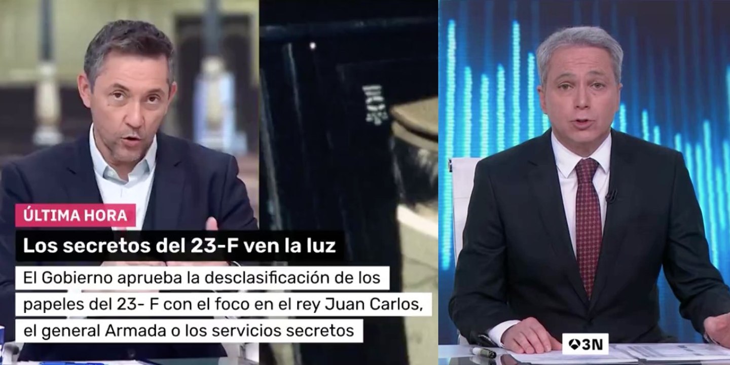 Vicente Vallés destroza la 'exclusiva' de Javier Ruiz (TVE) sobre los audios secretos del 23-F
