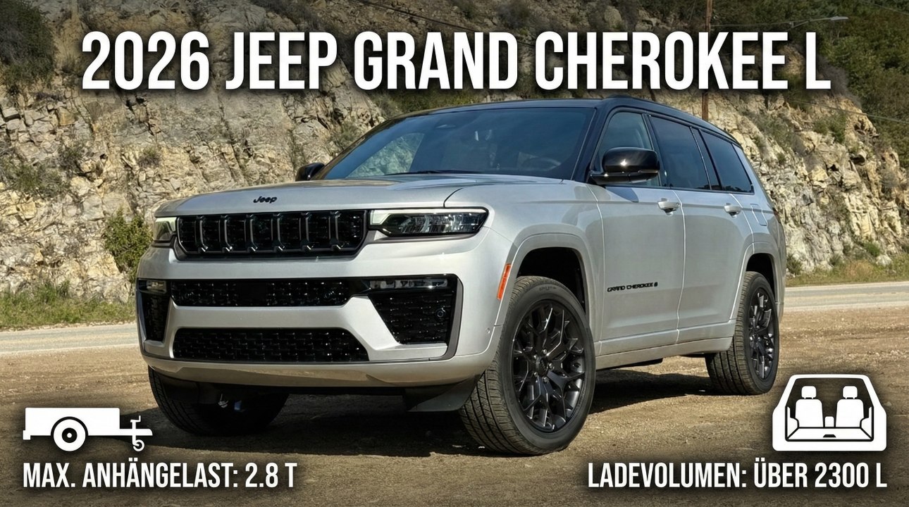 2026 Jeep Grand Cherokee L | Familien-SUV mit Offroad-DNA
