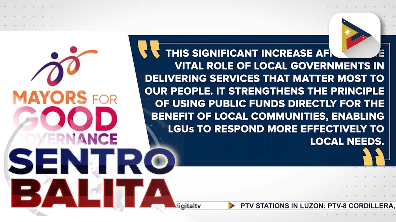Mayors for Good Governance, suportado ang naging hakbang ni PBBM kaugnay ng LGSF