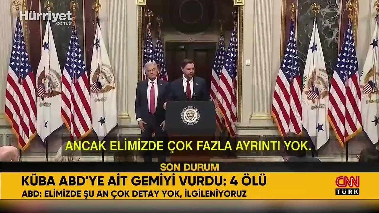 Küba ABD’ye ait gemiyi vurdu
