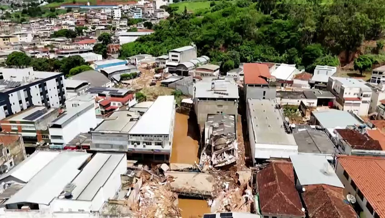 Brésil : le bilan des pluies mortelles grimpe à 46 morts