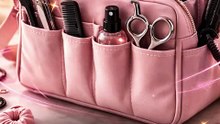 Hair Tools Travel Organizer Bag | for Dyson Airwrap & Shark FlexStyle (Pink)