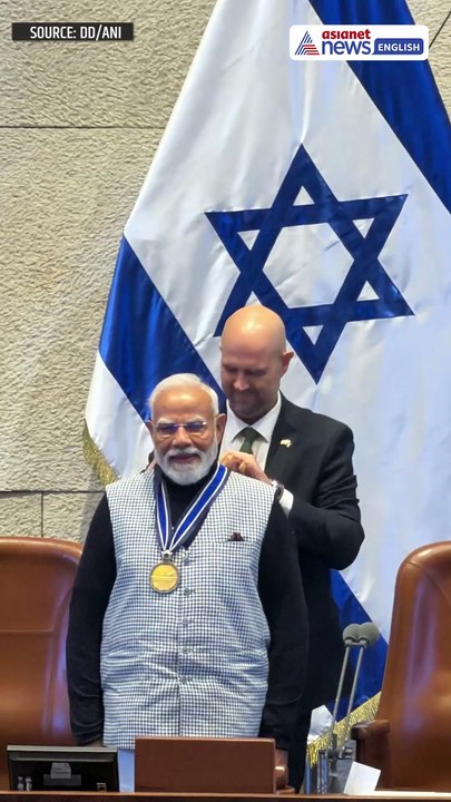 Israel Confers ‘Speaker of The Knesset Medal’ on PM Modi in Jerusalem