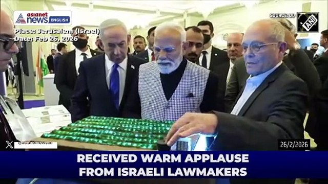 PM Modi & PM Netanyahu Visit Tech Innovation Showcase in Israel After Knesset Address
