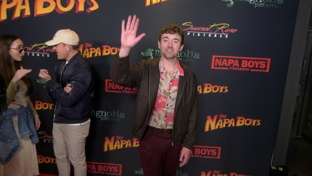 Matt Cook on the red carpet at the Los Angeles premiere screening of The Napa Boys